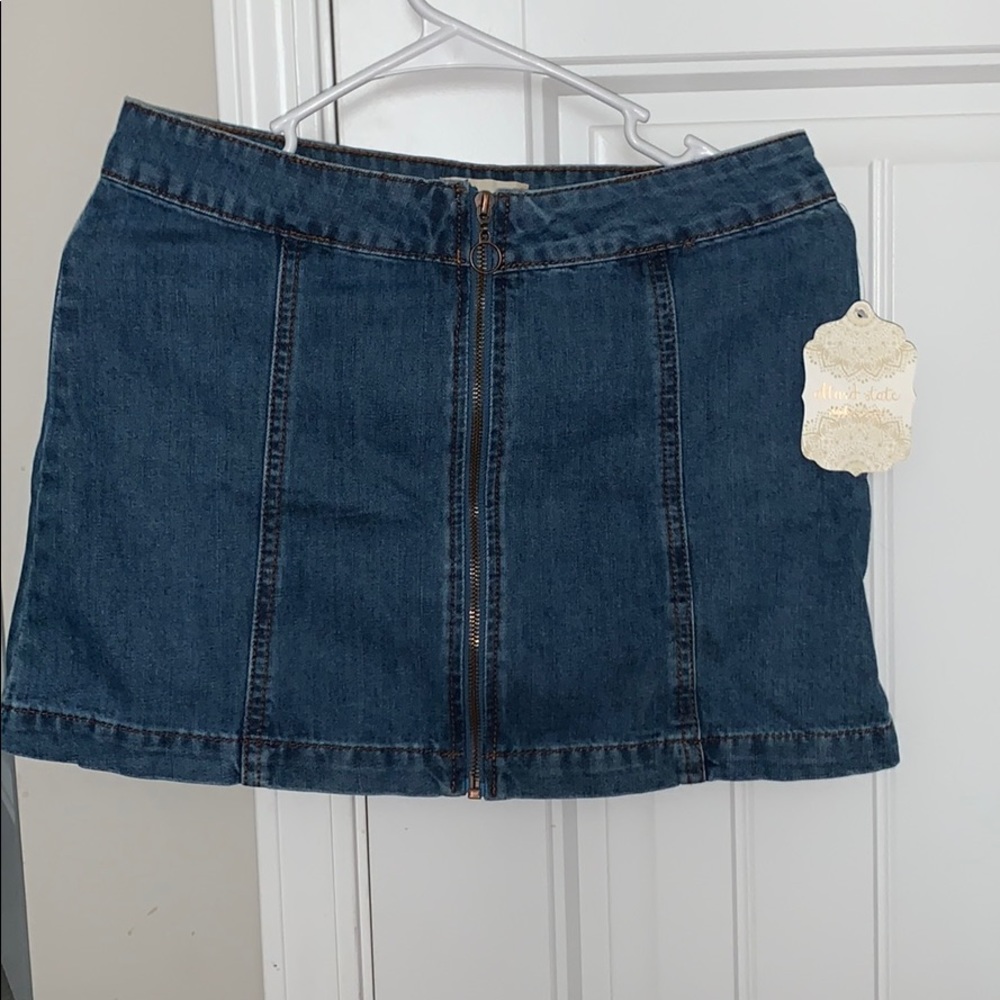 Altar’d state Jean skirt